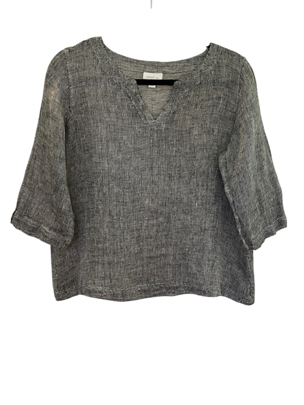 J.Jill Pure Jill 100% Linen Split-Neck Women's Top - Picture 11 of 11